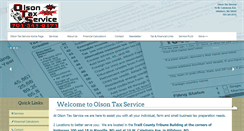 Desktop Screenshot of olsontaxservice.com